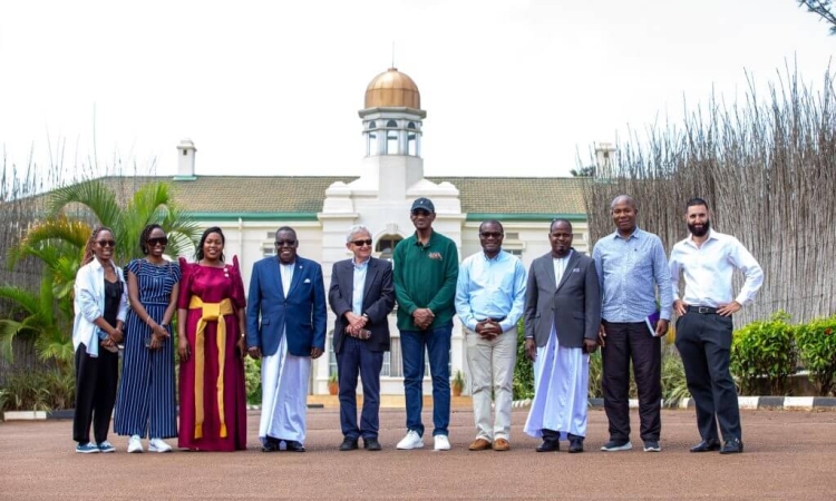 Sir Geoffrey Vos, United Kingdom’s head of civil justice, visits Buganda